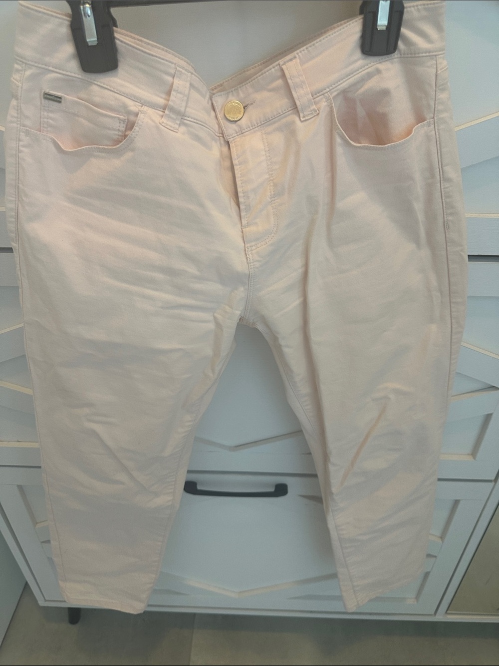 Armani Jeans Light Pink Cropped Pants
